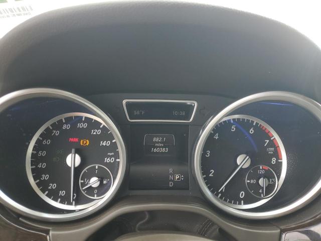 4JGDA5HB6EA318557 - 2014 MERCEDES-BENZ ML 350 4MATIC WHITE photo 9