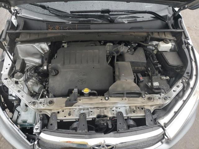 5TDJKRFH7ES059633 - 2014 TOYOTA HIGHLANDER XLE SILVER photo 12