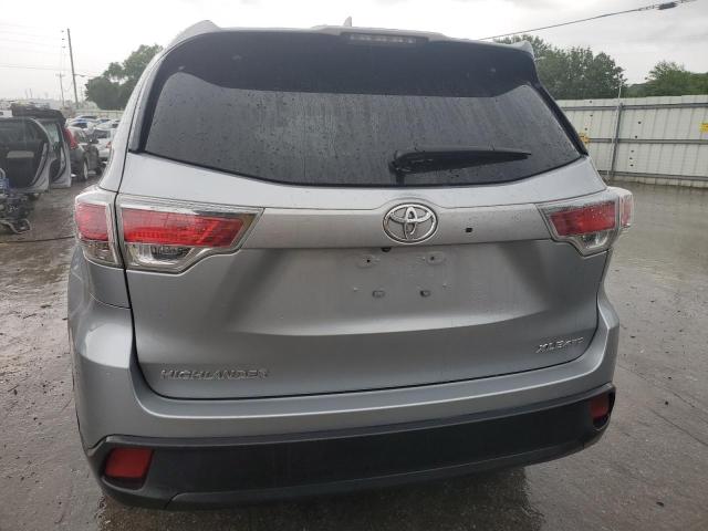 5TDJKRFH7ES059633 - 2014 TOYOTA HIGHLANDER XLE SILVER photo 6