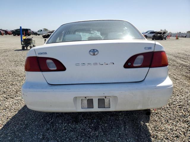 1NXBR12E5YZ315812 - 2000 TOYOTA COROLLA VE WHITE photo 6