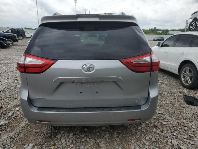 5TDDZ3DC3JS203024 - 2018 TOYOTA SIENNA XLE SILVER photo 6