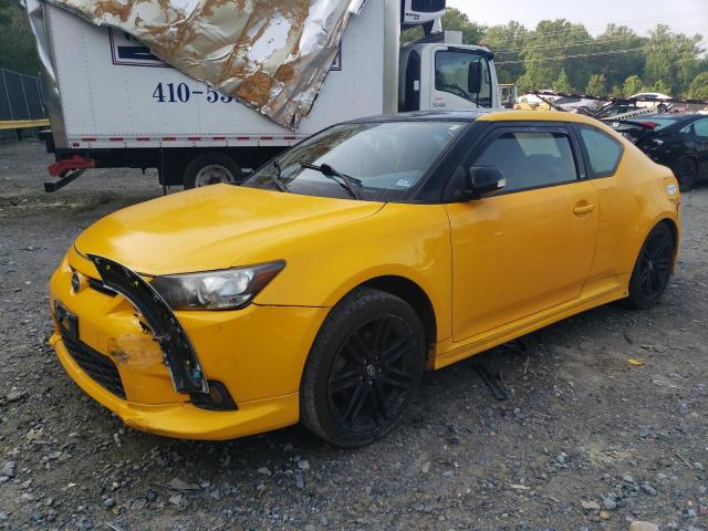 JTKJF5C78C3029167 - 2012 TOYOTA SCION TC YELLOW photo 1