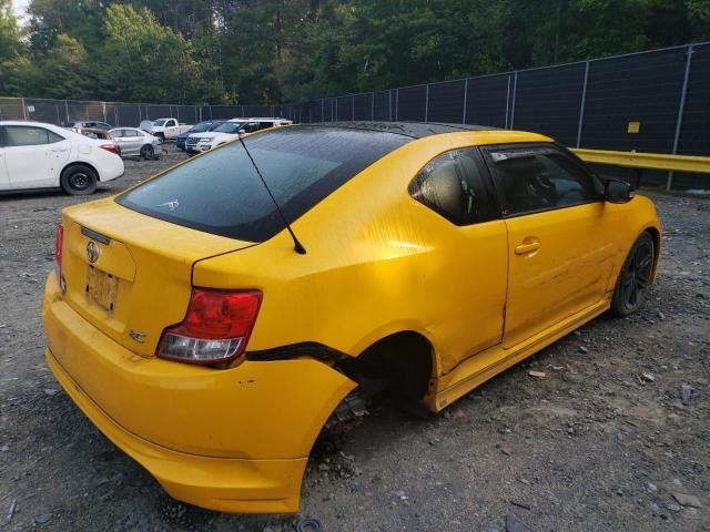 JTKJF5C78C3029167 - 2012 TOYOTA SCION TC YELLOW photo 3