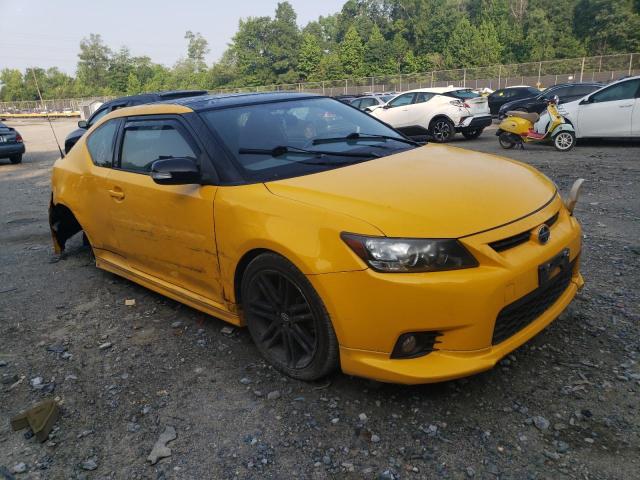 JTKJF5C78C3029167 - 2012 TOYOTA SCION TC YELLOW photo 4