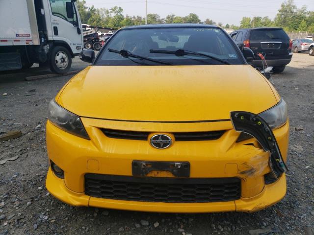 JTKJF5C78C3029167 - 2012 TOYOTA SCION TC YELLOW photo 5
