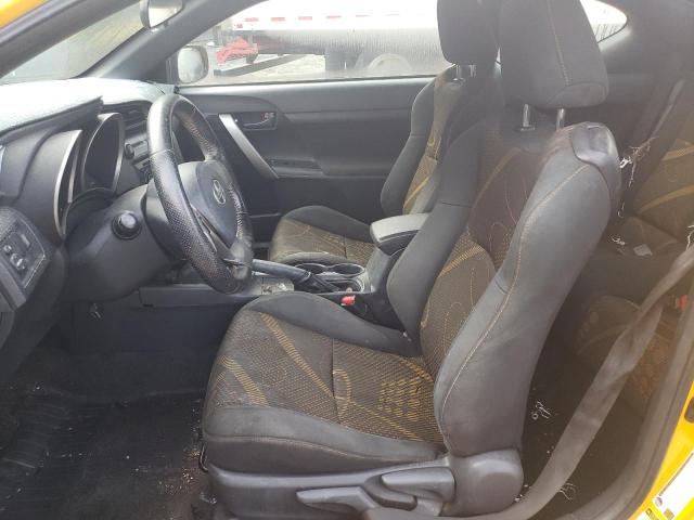 JTKJF5C78C3029167 - 2012 TOYOTA SCION TC YELLOW photo 7