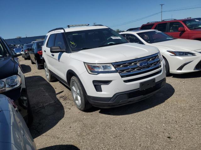 1FM5K8B82JGA78415 - 2018 FORD EXPLORER WHITE photo 4