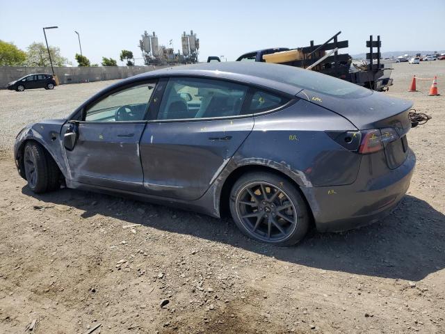 5YJ3E1EA2MF030081 - 2021 TESLA MODEL 3 灰色 照片 2
