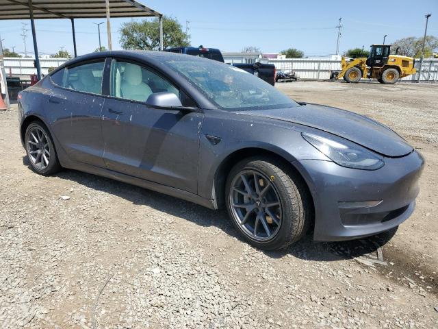 5YJ3E1EA2MF030081 - 2021 TESLA MODEL 3 灰色 照片 4