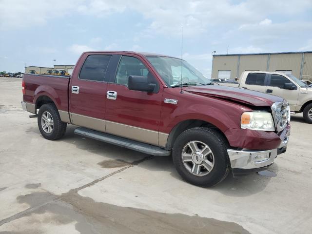 1FTPW12575KE95868 - 2005 FORD F150 SUPERCREW RED photo 4