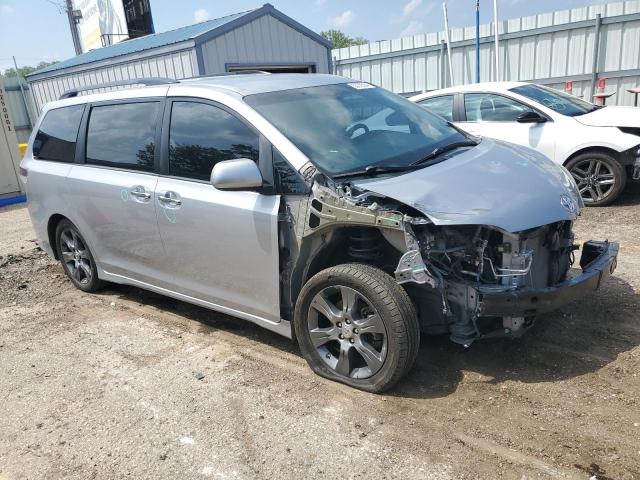 5TDXK3DC8FS584975 - 2015 TOYOTA SIENNA SPORT SILVER photo 4