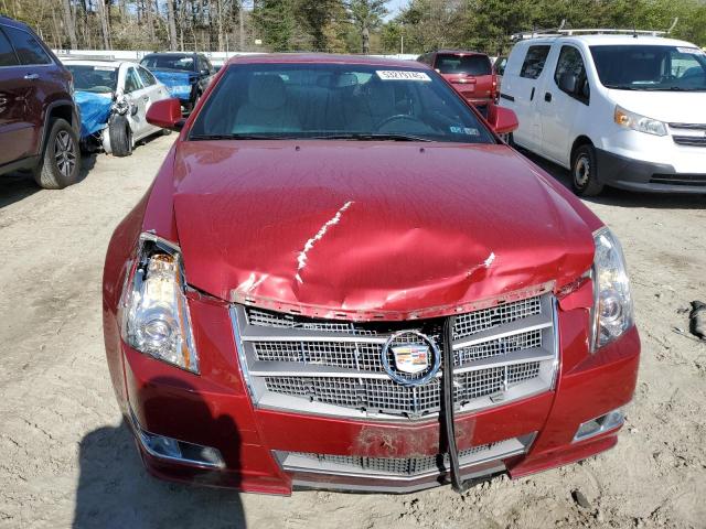 1G6DL1EDXB0118699 - 2011 CADILLAC CTS PERFORMANCE COLLECTION Kırmızı fotoğraf 5