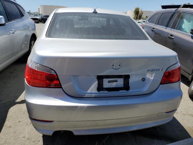 WBANU5C51AC129022 - 2010 BMW 528 I SILVER photo 6