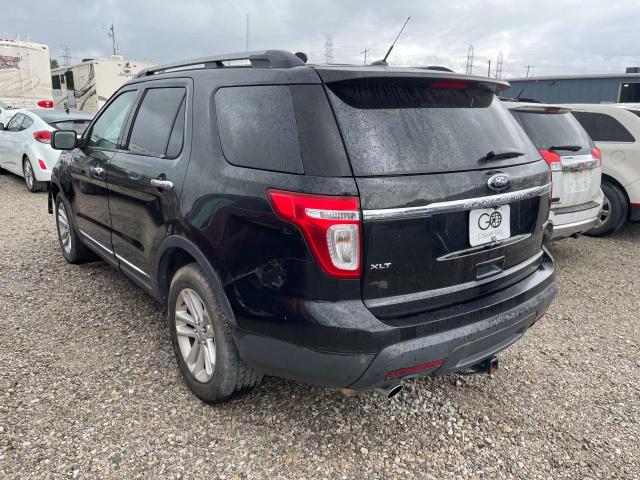 1FMHK7D96CGB00562 - 2012 FORD EXPLORER XLT BLACK photo 3