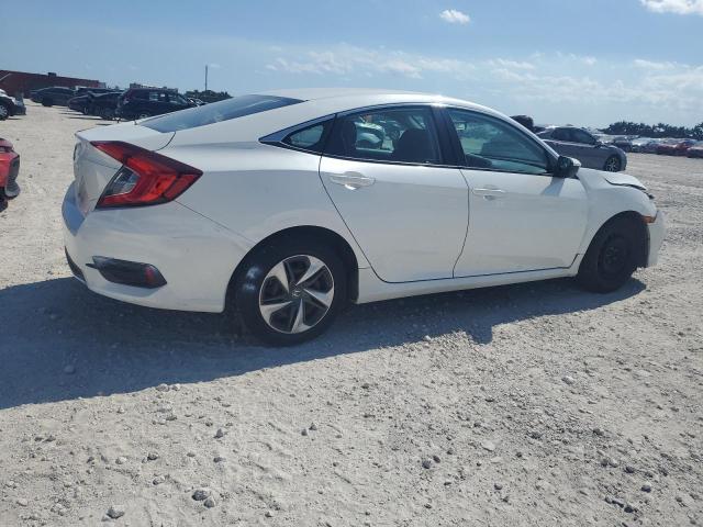 2HGFC2F68KH599819 - 2019 HONDA CIVIC LX WHITE photo 3