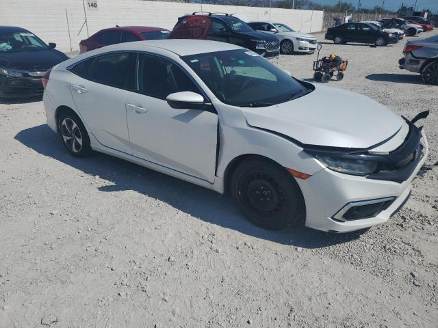 2HGFC2F68KH599819 - 2019 HONDA CIVIC LX WHITE photo 4