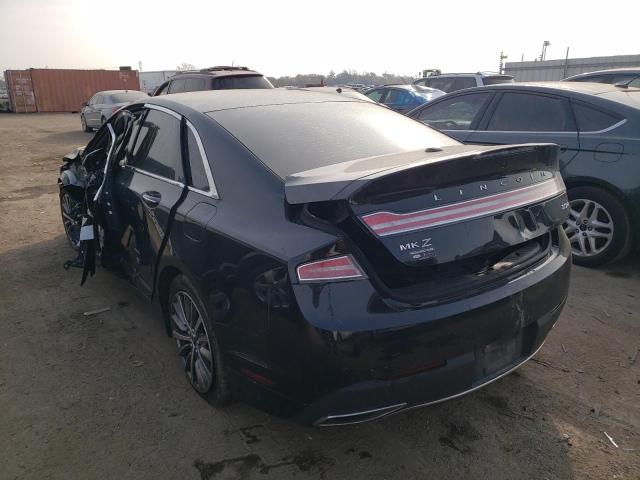 3LN6L5KU8JR615651 - 2018 LINCOLN MKZ HYBRID PREMIERE BLACK photo 3