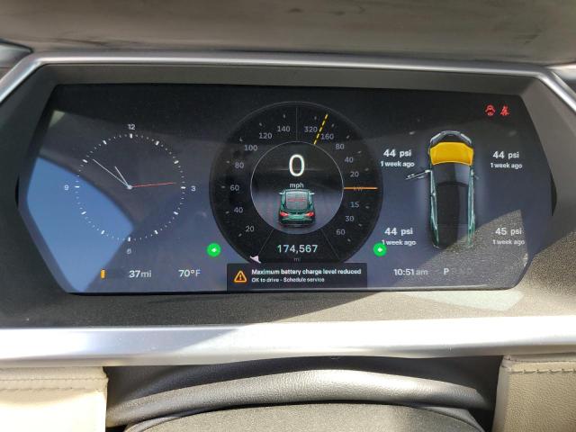 5YJSA1CN1DFP19817 - 2013 TESLA MODEL S Yaşıl foto 9