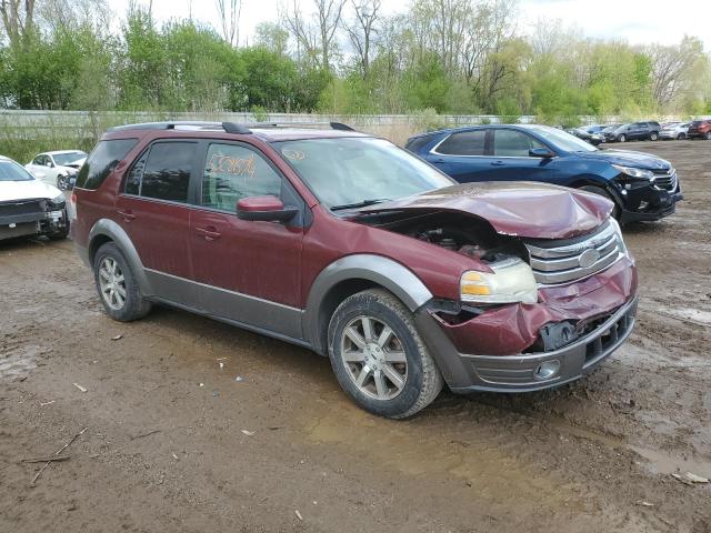 1FMDK05W48GA44770 - 2008 FORD TAURUS X SEL BURGUNDY photo 4