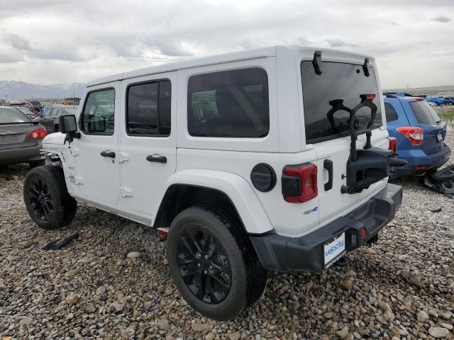 1C4JJXP64MW737158 - 2021 JEEP WRANGLER U SAHARA 4XE WHITE photo 2