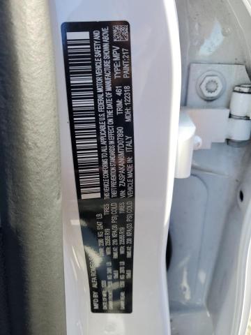 ZASPAKAN6M7D07890 - 2021 ALFA ROMEO STELVIO SPORT Белый фото 13