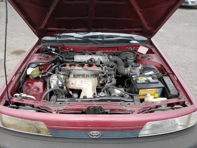 4T1SV24E8MU323072 - 1991 TOYOTA CAMRY BURGUNDY photo 11