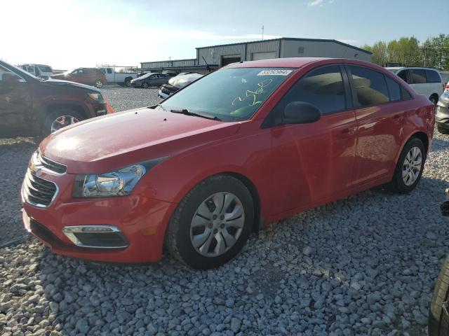 1G1PA5SHXF7216586 - 2015 CHEVROLET CRUZE LS RED photo 1