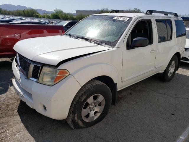 5N1AR18U06C679438 - 2006 NISSAN PATHFINDER LE WHITE photo 1