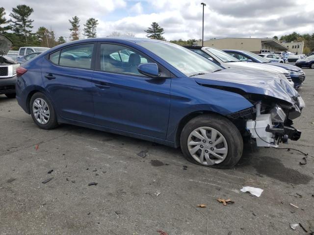 5NPD74LF4LH587315 - 2020 HYUNDAI ELANTRA SE BLUE photo 4