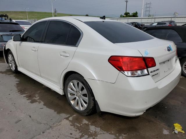 4S3BMBK69B3246234 - 2011 SUBARU LEGACY 2.5I LIMITED WHITE photo 2