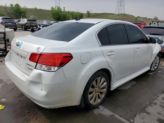 4S3BMBK69B3246234 - 2011 SUBARU LEGACY 2.5I LIMITED WHITE photo 3