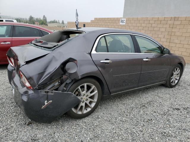 1G1ZE5E71A4135776 - 2010 CHEVROLET MALIBU LTZ ნაცრისფერი ფოტო 3