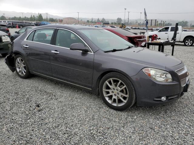 1G1ZE5E71A4135776 - 2010 CHEVROLET MALIBU LTZ ნაცრისფერი ფოტო 4
