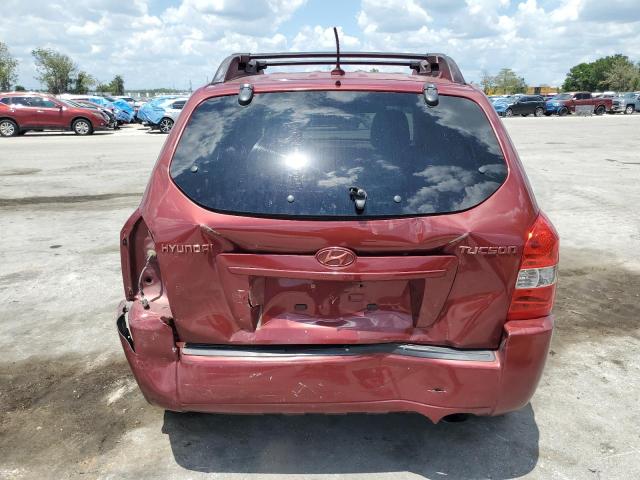 KM8JM12B49U952627 - 2009 HYUNDAI TUCSON GLS RED photo 6