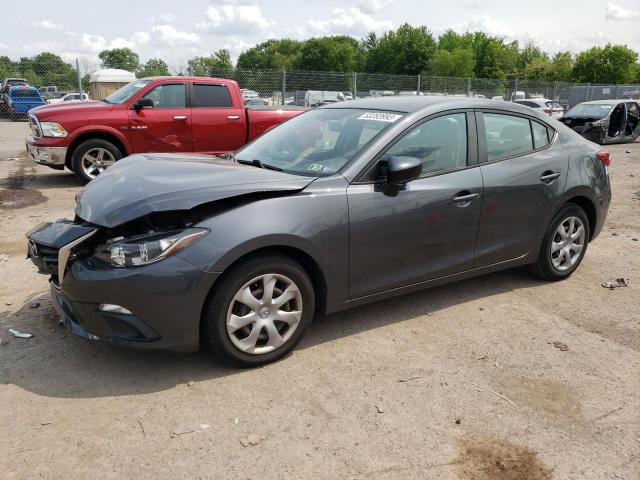 JM1BM1T77E1147333 - 2014 MAZDA 3 SV GRAY photo 1