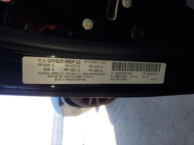 2C3CDZFJ3FH701923 - 2015 DODGE CHALLENGER R/T SCAT PACK BLACK photo 12