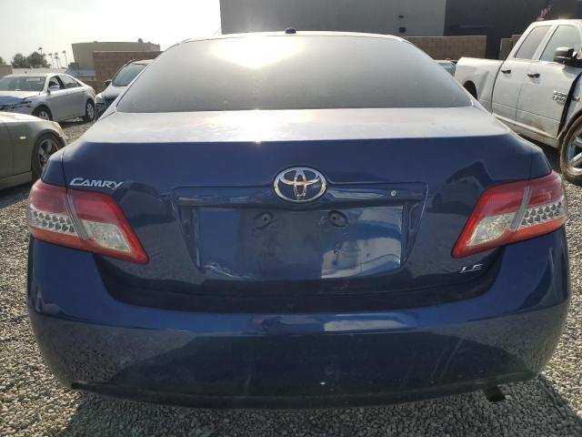 4T1BF3EK0BU651266 - 2011 TOYOTA CAMRY BASE BLUE photo 6