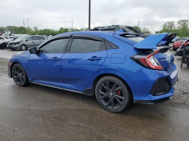 SHHFK7H46KU223831 - 2019 HONDA CIVIC SPORT BLUE photo 2