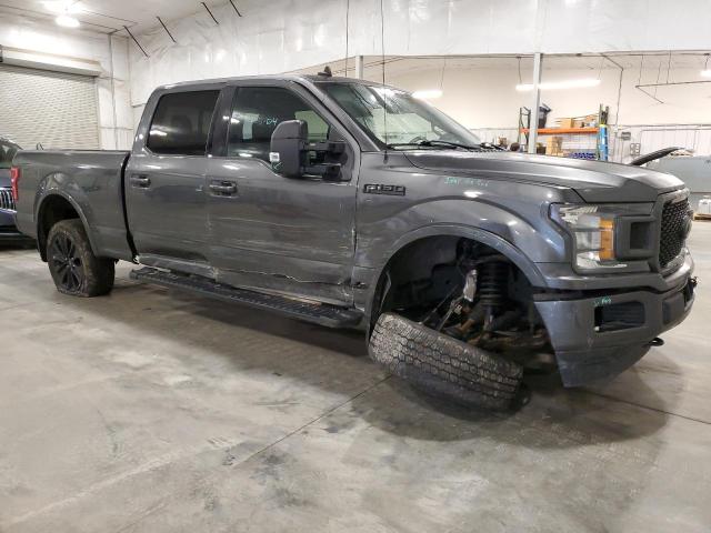 1FTFW1E48LFA01456 - 2020 FORD F150 SUPERCREW GRAY photo 4