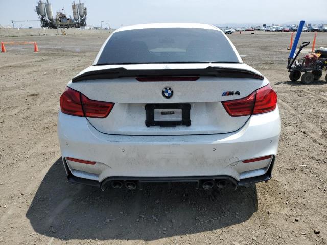 WBS4Z9C53JED22957 - 2018 BMW M4 WHITE photo 6