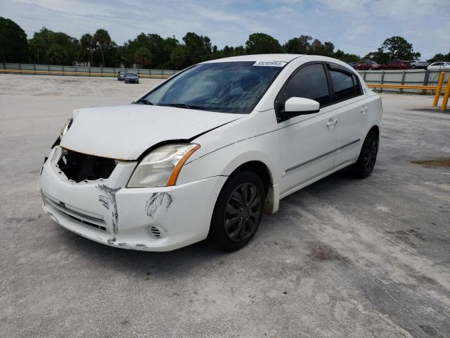 3N1AB6AP0CL677167 - 2012 NISSAN SENTRA 2.0 WHITE photo 1