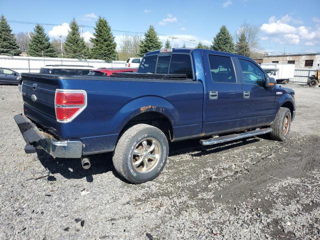 1FTFW1EF1BFB50078 - 2011 FORD F150 SUPERCREW BLUE photo 3