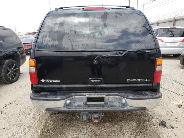 1GNEK13T31R118494 - 2001 CHEVROLET TAHOE K1500 BLACK photo 6