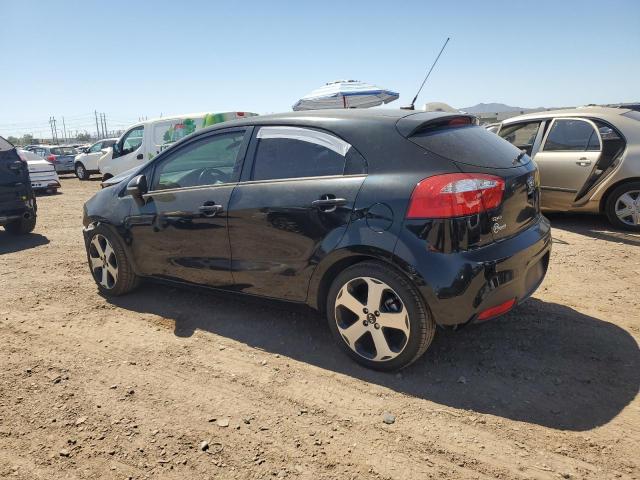 KNADN5A32E6353091 - 2014 KIA RIO EX BLACK photo 2