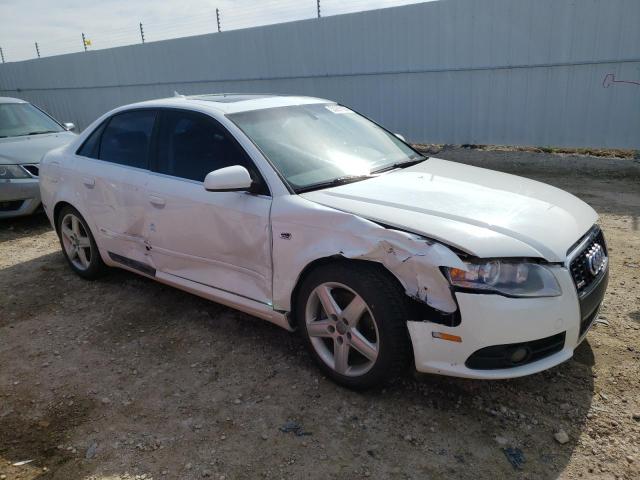 WAUDH78E17A260542 - 2007 AUDI A4 3.2 QUATTRO WHITE photo 4