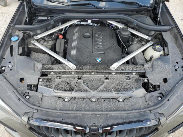 5UXCY6C08N9L54418 - 2022 BMW X6 XDRIVE40I GREEN photo 12