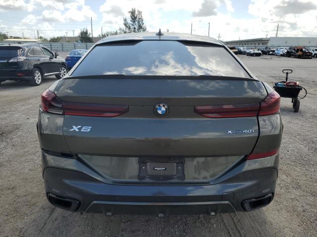 5UXCY6C08N9L54418 - 2022 BMW X6 XDRIVE40I GREEN photo 6