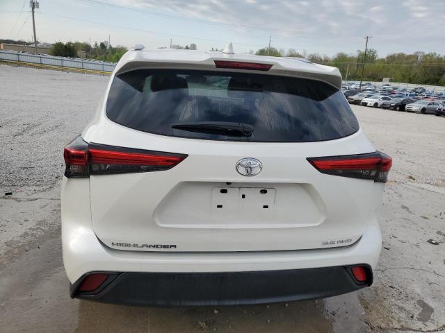 5TDHZRBH2MS075088 - 2021 TOYOTA HIGHLANDER XLE WHITE photo 6