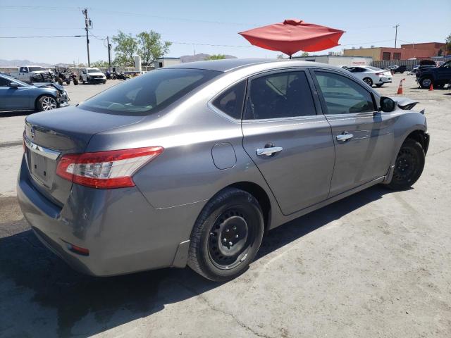 3N1AB7AP0FY322075 - 2015 NISSAN SENTRA S GRAY photo 3