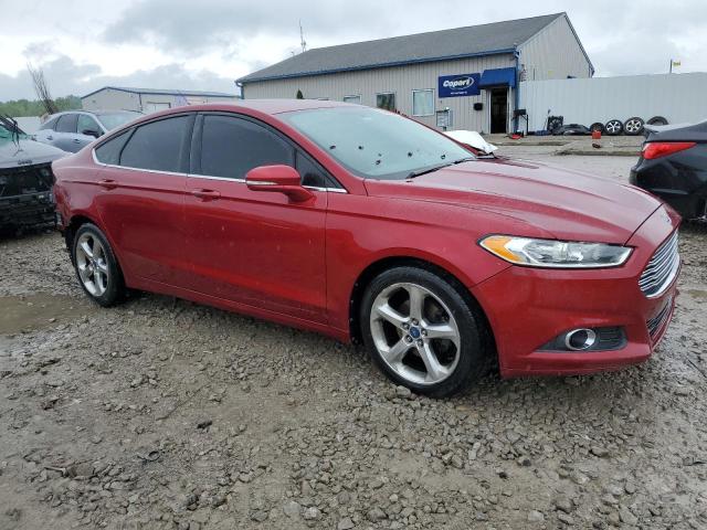 3FA6P0HR6DR252484 - 2013 FORD FUSION SE BURGUNDY photo 4